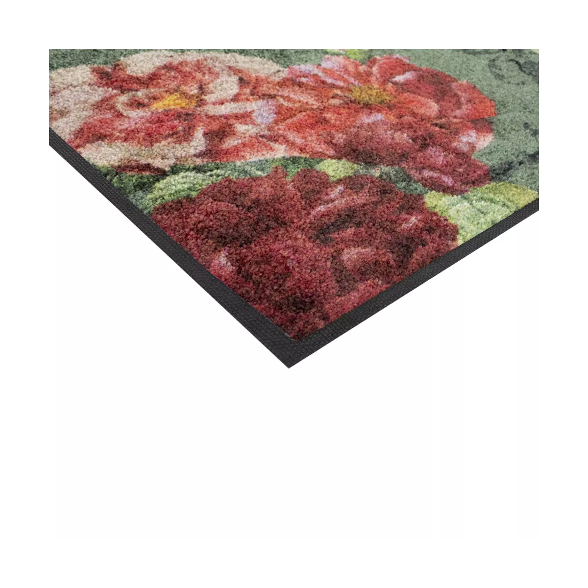Garnier Thiebaut Tapis Decor Caoutchouc & Nylon Coloris Multicolore Multicolore Bouquet Floral Multicolore