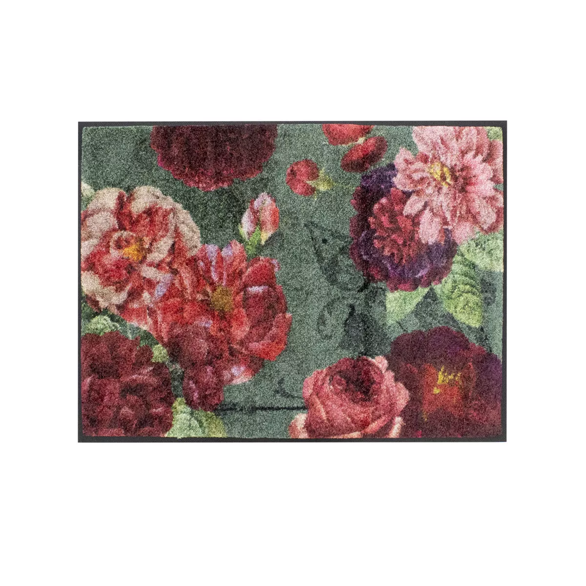 Garnier Thiebaut Tapis Decor Caoutchouc & Nylon Coloris Multicolore Multicolore Bouquet Floral Multicolore