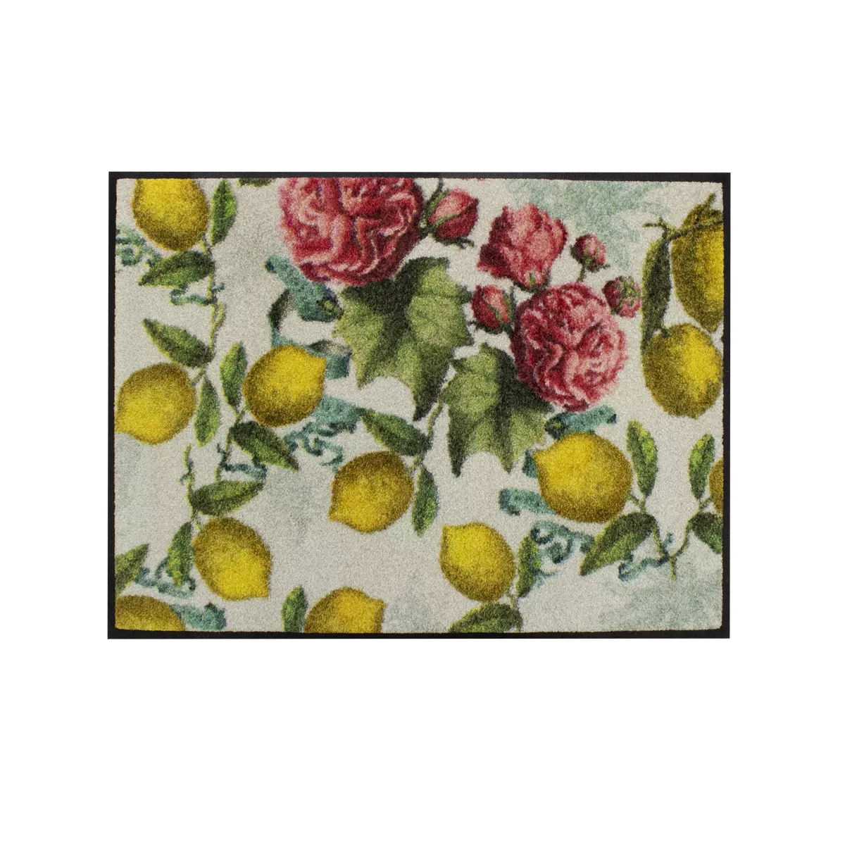 Garnier Thiebaut Tapis Decor Caoutchouc & Nylon Coloris Multicolore Romance Citrons De Menton Romance