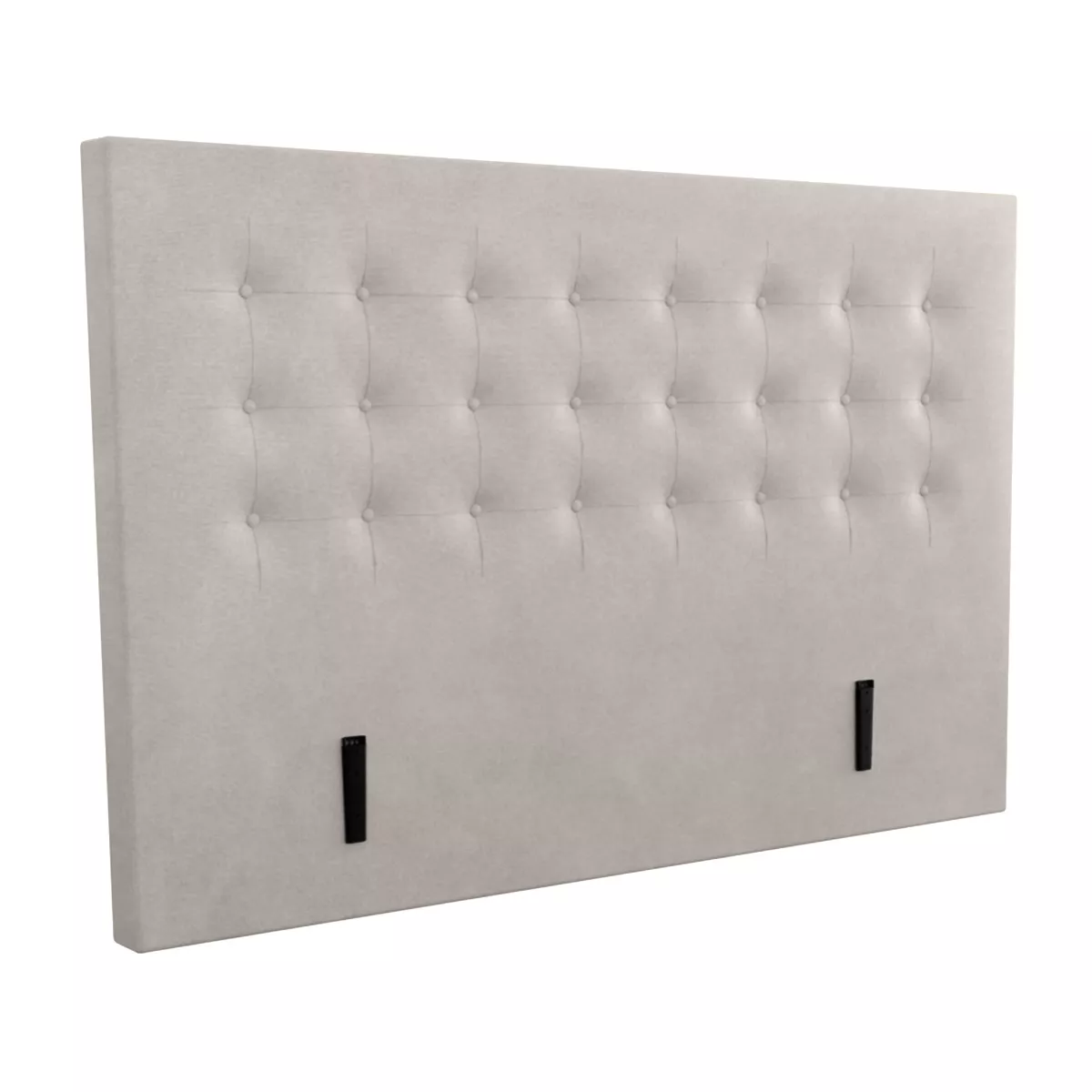 garnier thiebaut Tete de lit h120 capitonné coloris beige creme Olympe oasis creme