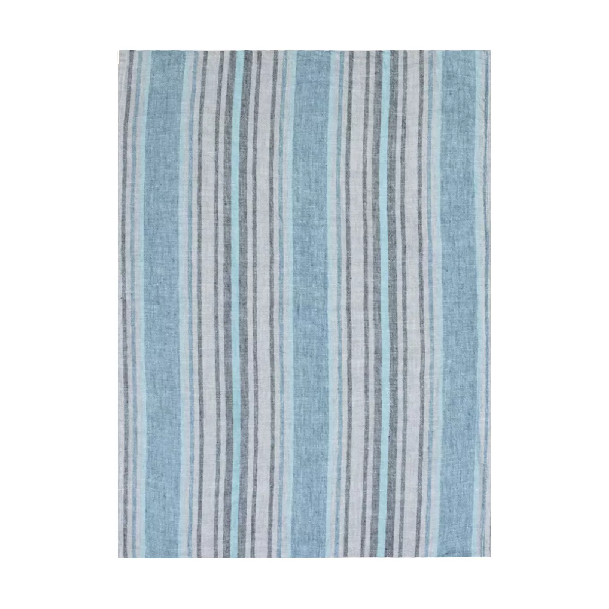 garnier thiebaut Torchon pur lin lavé coloris bleu petrole Sombrilla petrole