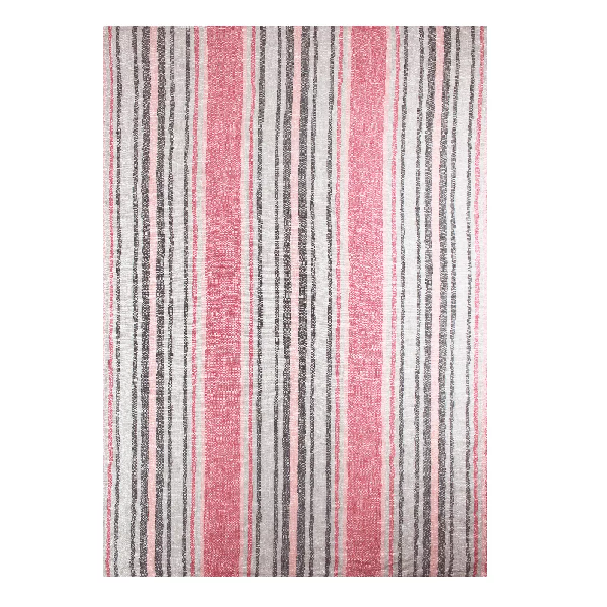 Garnier Thiebaut Torchon Pur Lin Lavé Coloris Rose Corail Sombrilla Corail
