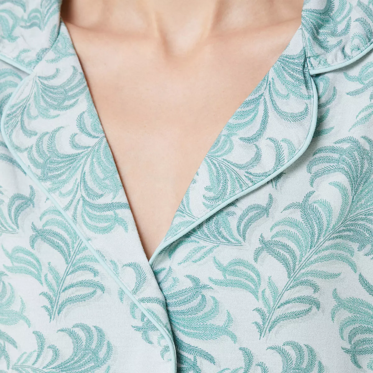 Garnier Thiebaut Veste Jersey De Viscose & élasthanne Coloris Bleu Turquoise Donatella Turquoise