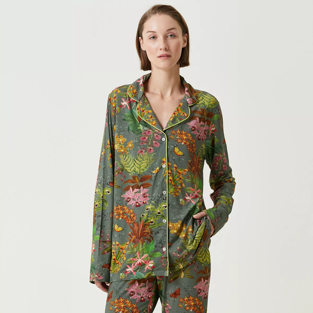 garnier thiebaut Veste jersey de viscose & élasthanne coloris gris gris Nuit d orchidees gris