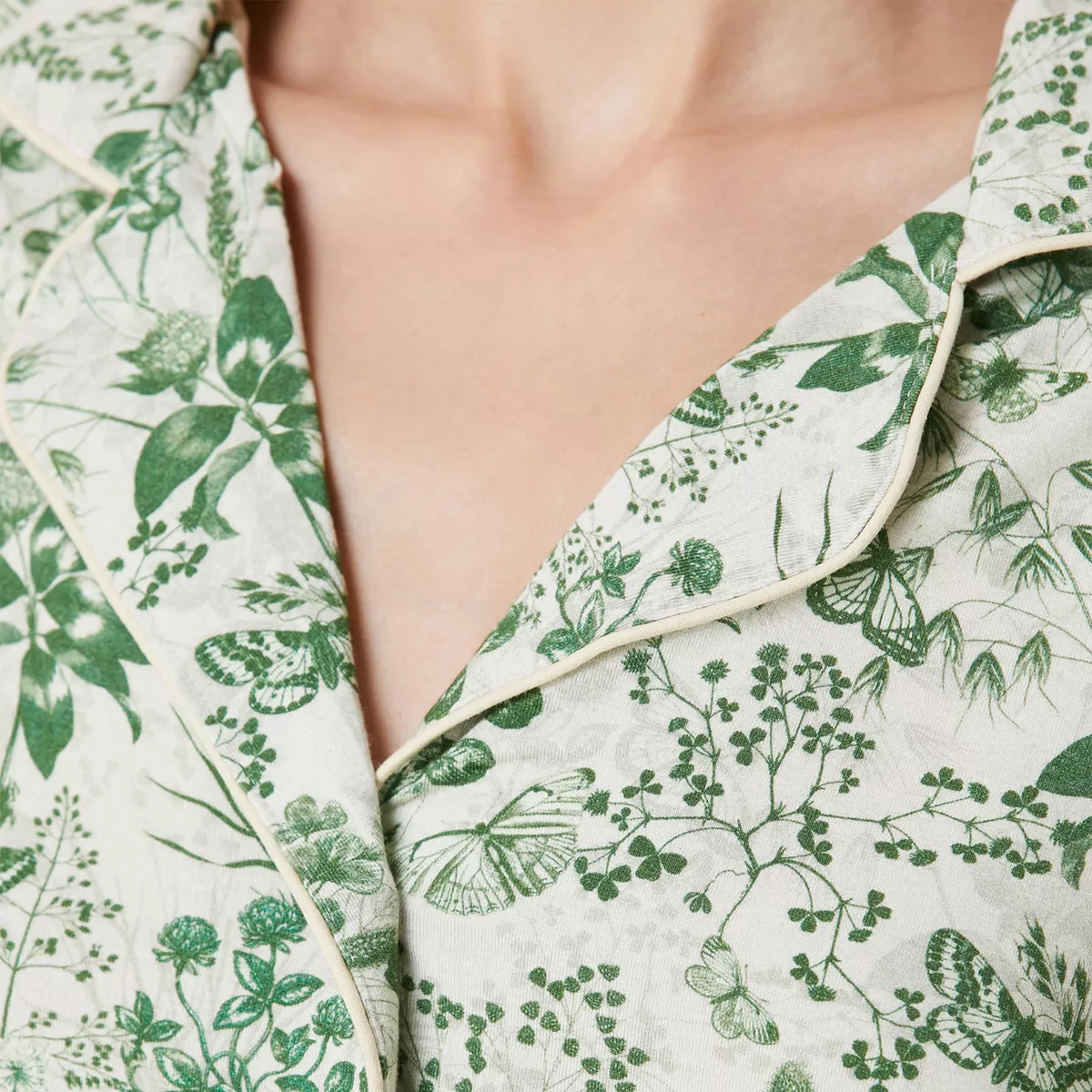 Garnier Thiebaut Veste Jersey De Viscose & élasthanne Coloris Vert Vert Trefles Vert