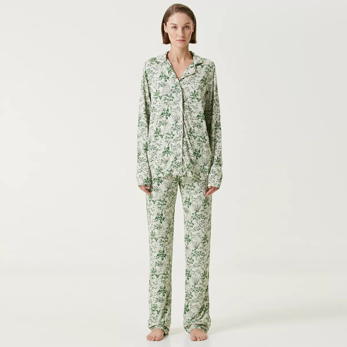 Garnier Thiebaut Veste Jersey De Viscose & élasthanne Coloris Vert Vert Trefles Vert