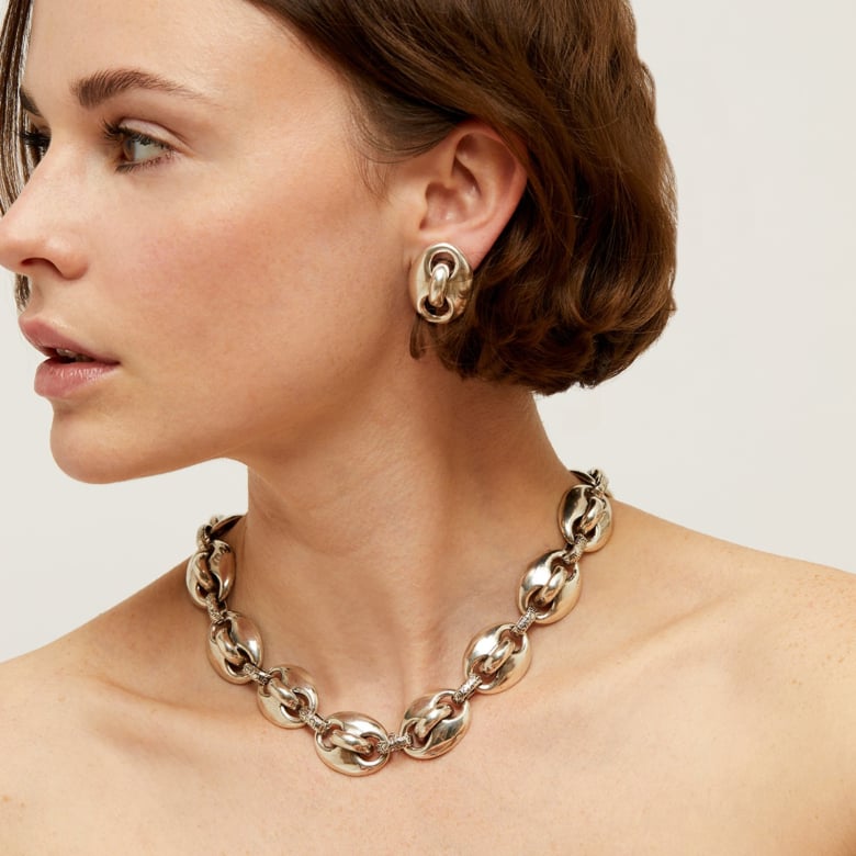 Gas Bijoux Boucles D'oreilles Puces Cophea Mini Argentées