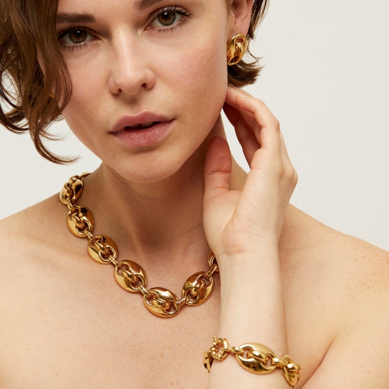 Gas Bijoux Boucles D'oreilles Puces Cophea Mini Dorées