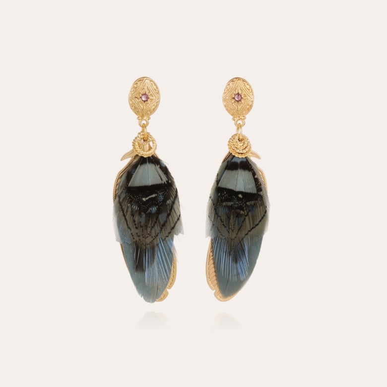 gas bijoux Boucles d'oreilles Sao petit modèle dorées