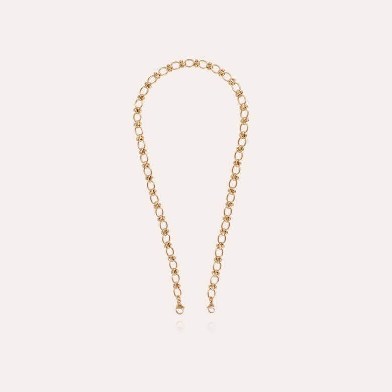 Gas Bijoux Chaîne Collier Billy Dorée - à Personnaliser