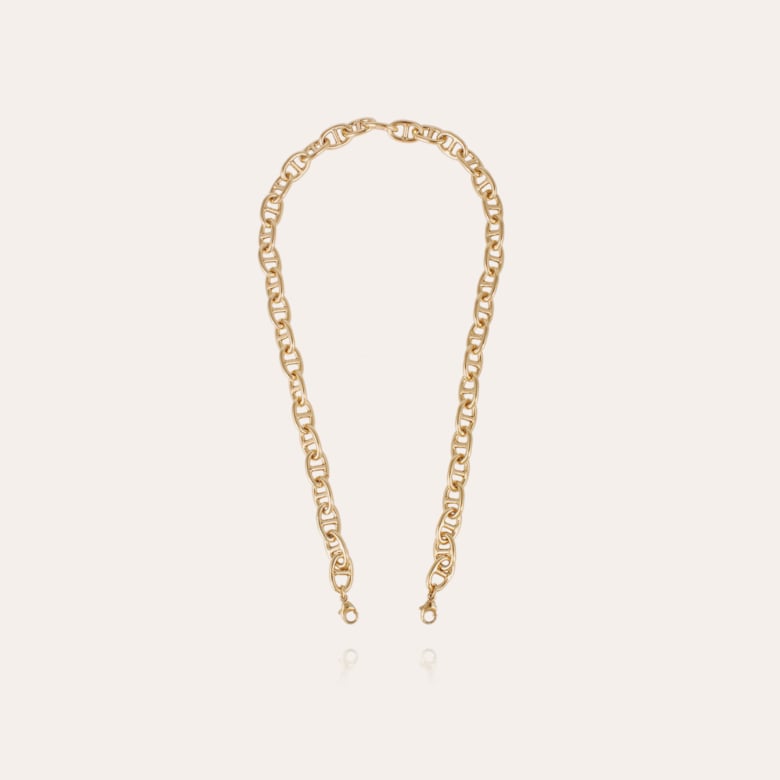 Gas Bijoux Chaîne Collier Billy Dorée - à Personnaliser