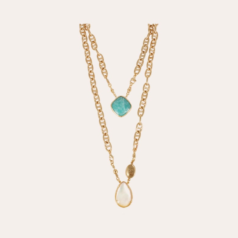 Gas Bijoux Chaîne Scapulaire Billy Dorée - à Personnaliser