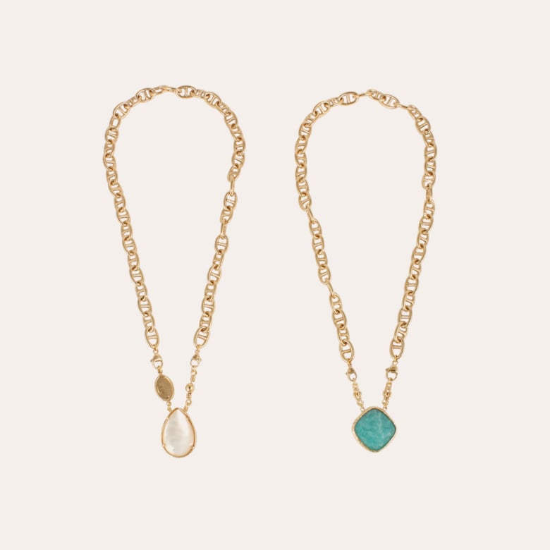 Gas Bijoux Chaîne Scapulaire Billy Dorée - à Personnaliser