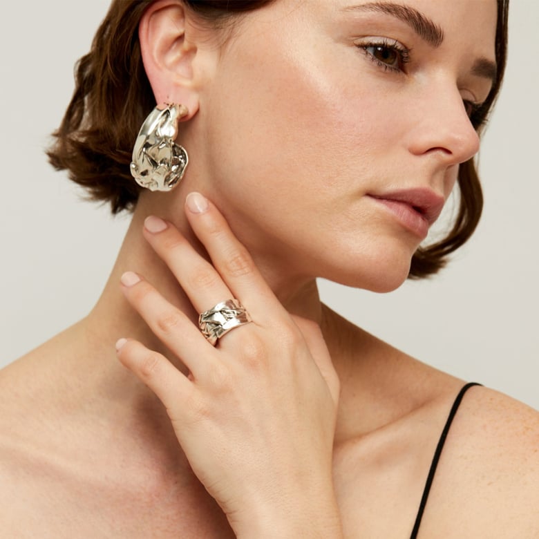 Gas Bijoux Bague Compression Argentée