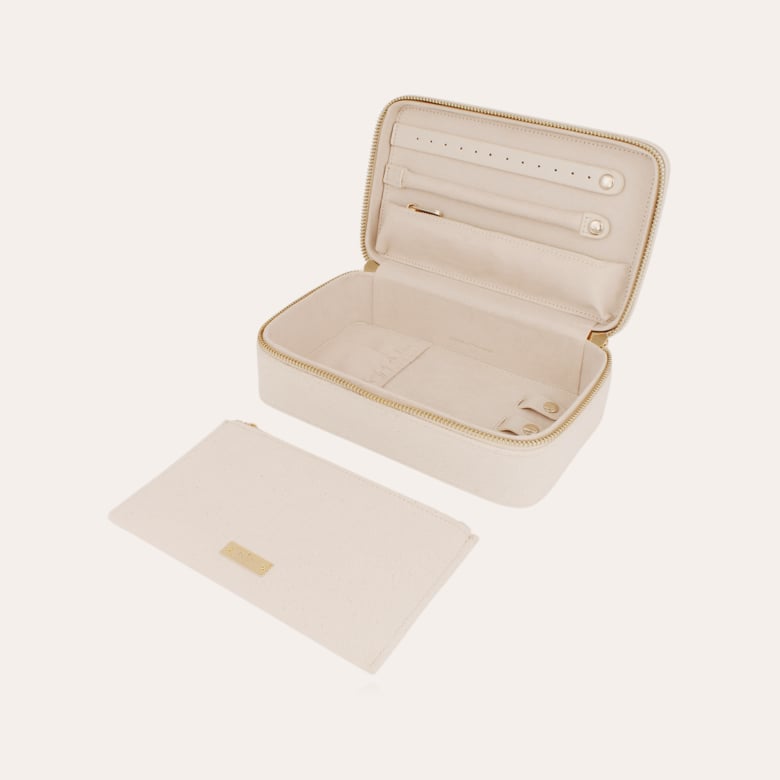 Gas Bijoux Boîte à Bijoux Grand Modèle - Ecru