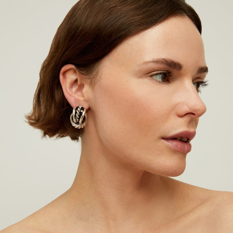 Gas Bijoux Boucles D'oreilles Lilou Argentées