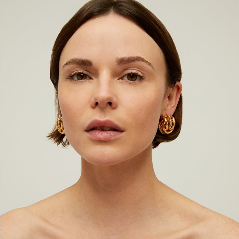 Gas Bijoux Boucles D'oreilles Lilou Dorées