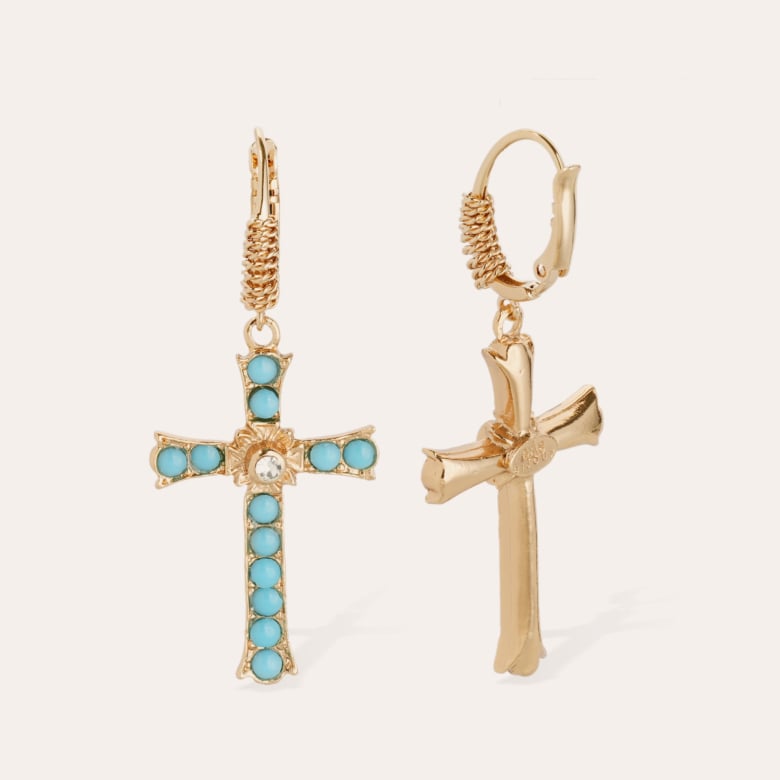 Gas Bijoux Boucles D'oreilles Tao Kea Dorées