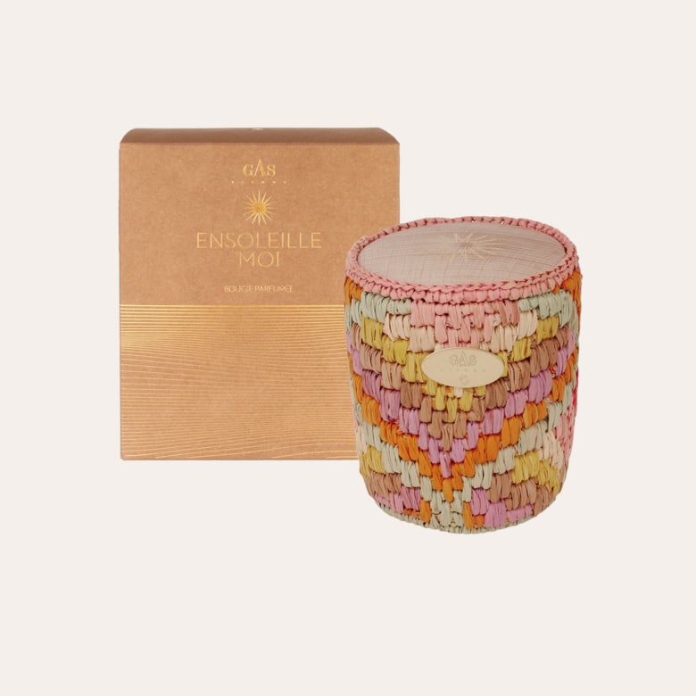 Gas Bijoux Bougie Ensoleille Moi Raphia