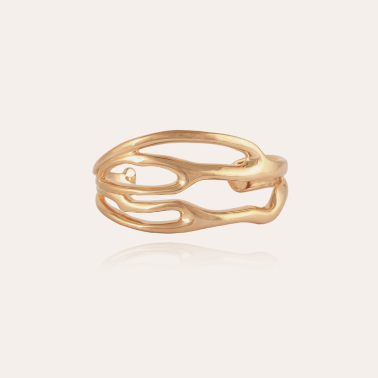 gas bijoux Bracelet Corail doré