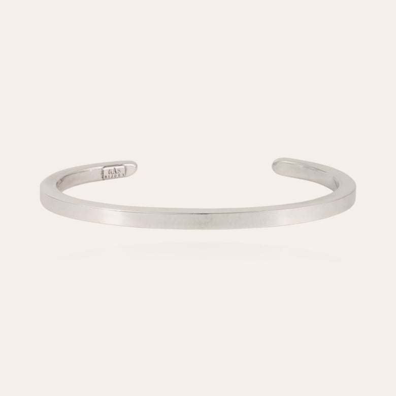 Gas Bijoux Bracelet Eliot Grand Modèle Argenté