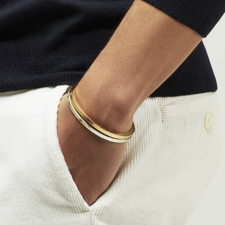 Gas Bijoux Bracelet Eliot Grand Modèle Doré