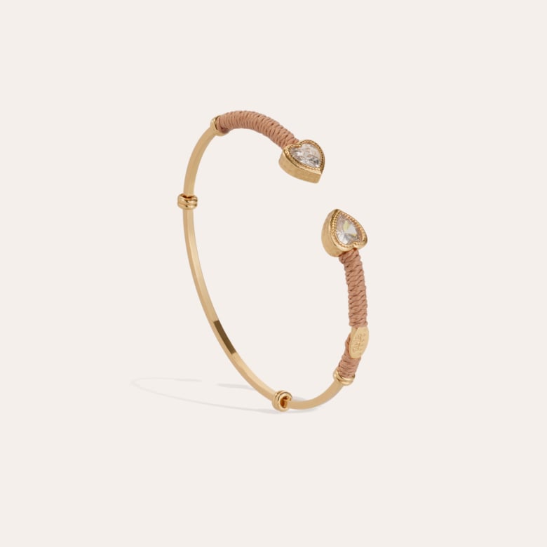 Gas Bijoux Bracelet Jonc Duality Amore Doré