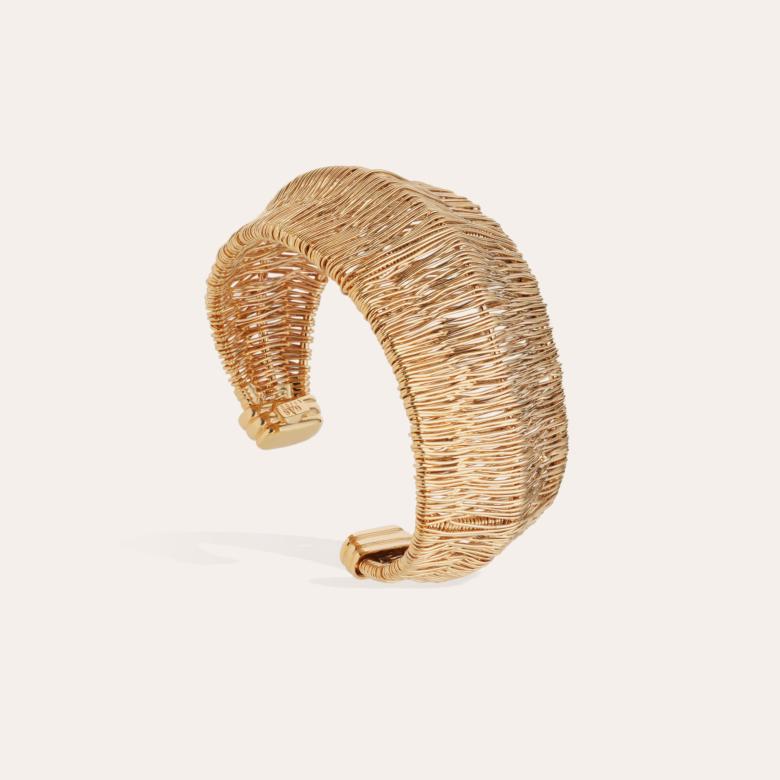 Gas Bijoux Bracelet Manchette Izzia Filea Doré