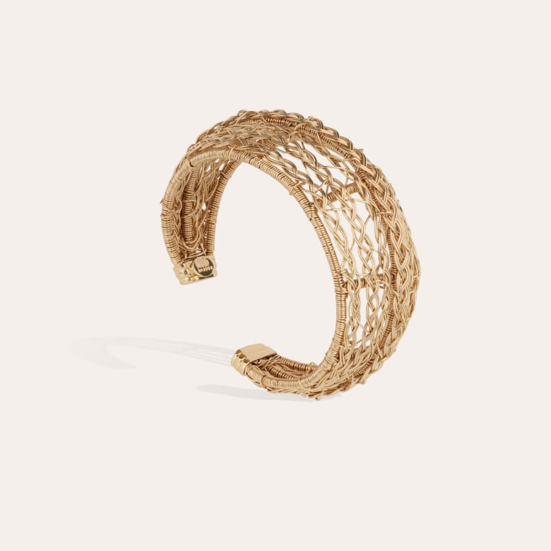 Gas Bijoux Bracelet Manchette Izzia Filea Doré