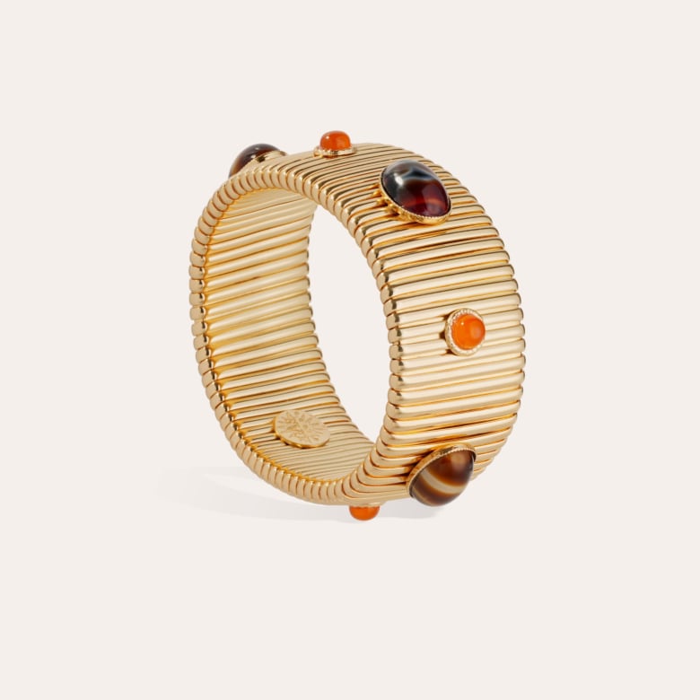 Gas Bijoux Bracelet Strada Grand Modèle Doré