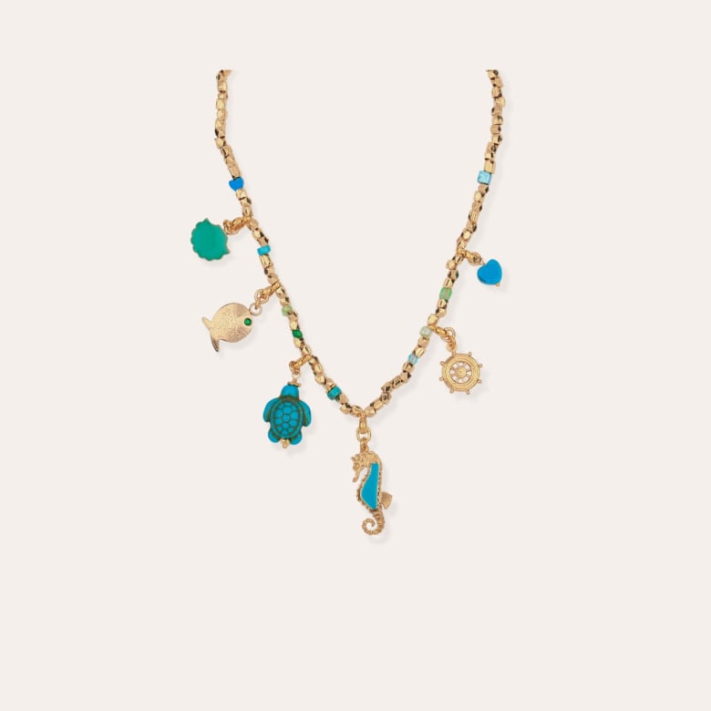 gas bijoux Collier Alice enfant doré