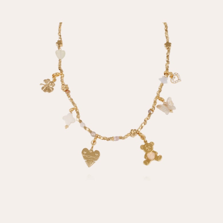 gas bijoux Collier Alice enfant doré