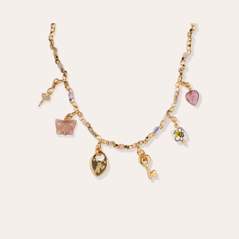 gas bijoux Collier Alice enfant doré