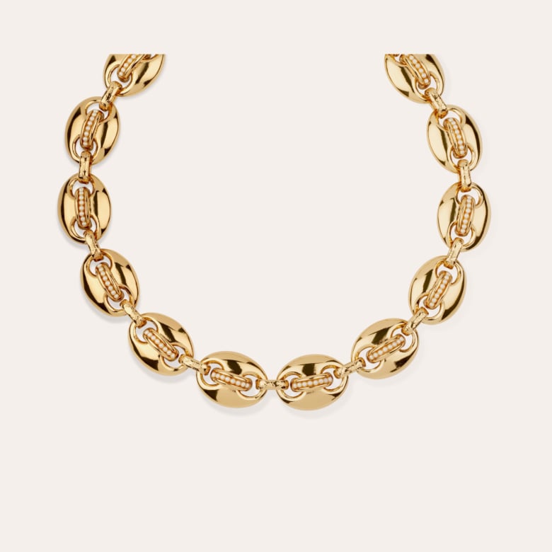 Gas Bijoux Collier Cophea Mini Doré - Nacre Blanche