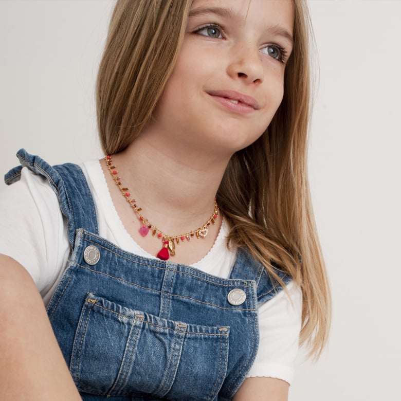 Gas Bijoux Collier Gipsy Charms Enfant Doré