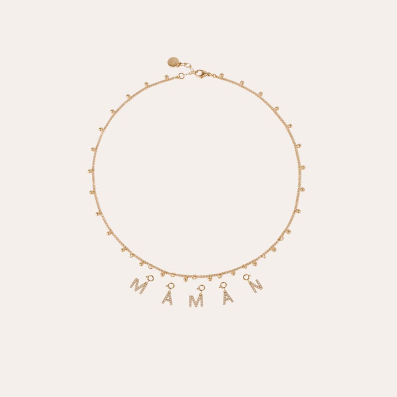 Gas Bijoux Collier Lucce Doré - à Personaliser