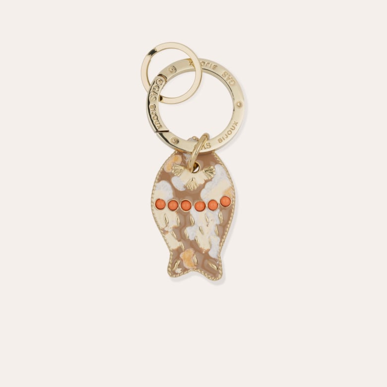 gas bijoux Porte-clés Nemo doré