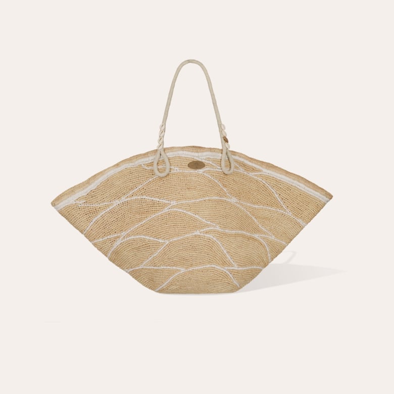 gas bijoux Sac panier Les Salins raphia