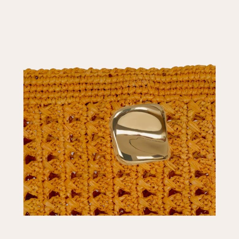 Gas Bijoux Sac Pochette Les Canoubiers Raphia