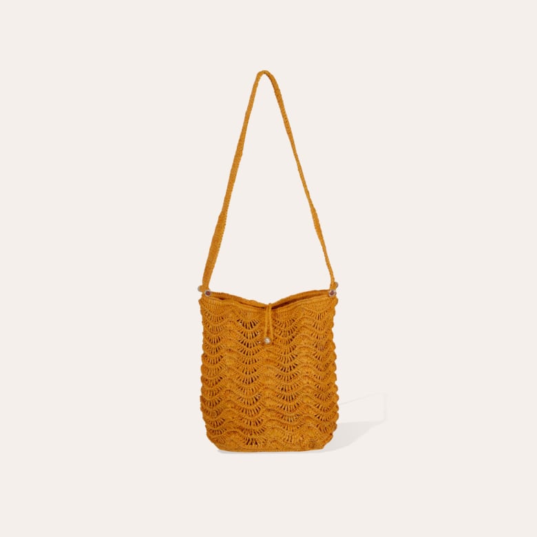 gas bijoux Sac seau Les Palmiers raphia