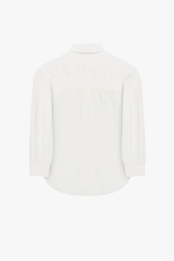 Gauchère Chemise En Coton Froncée