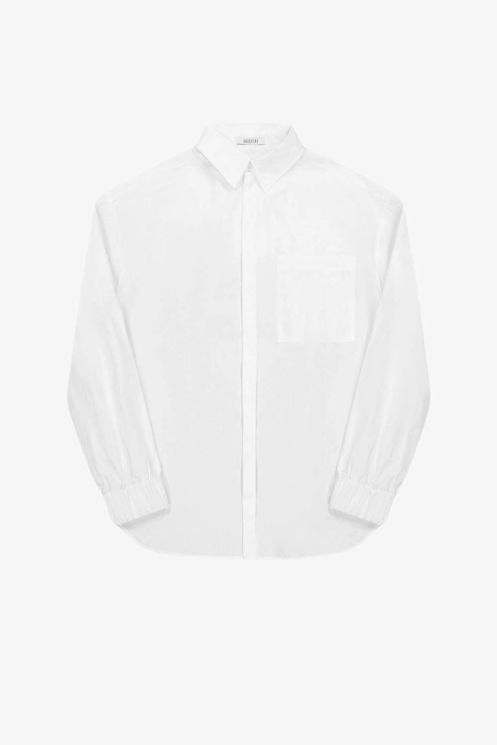 gauchère Chemise En Coton Froncée