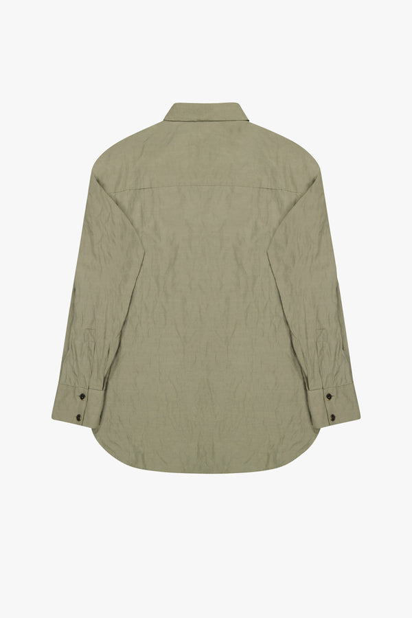 Gauchère Chemise Oversize En Coton Froissé
