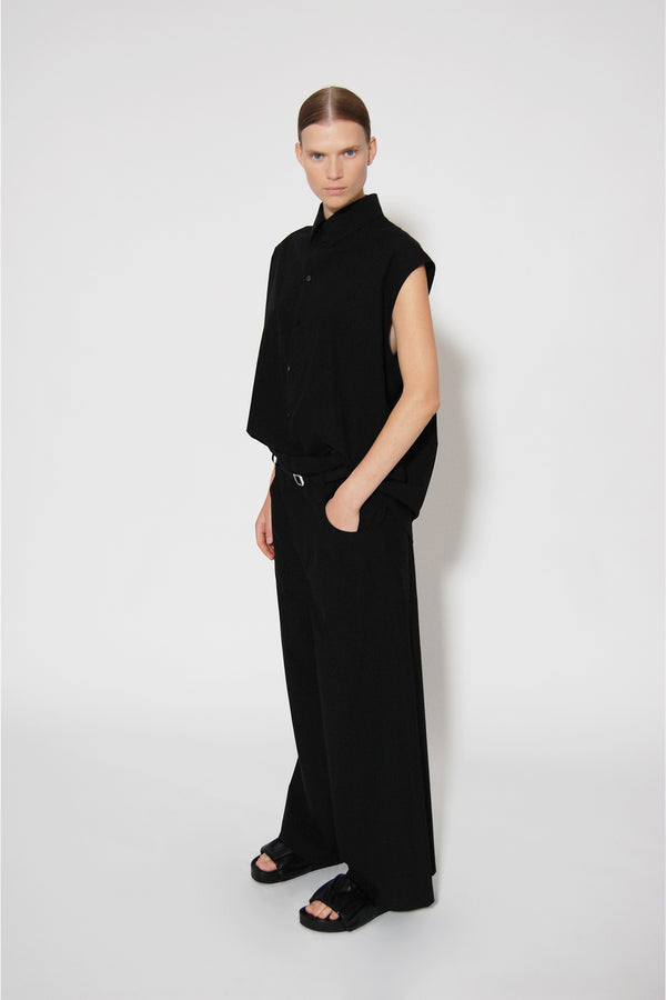 Gauchère Chemise Sans Manches En Coton