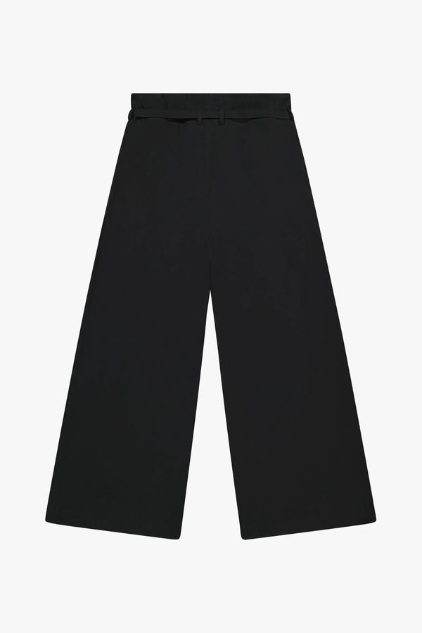 Gauchère Pantalon À Ceinture En Coton
