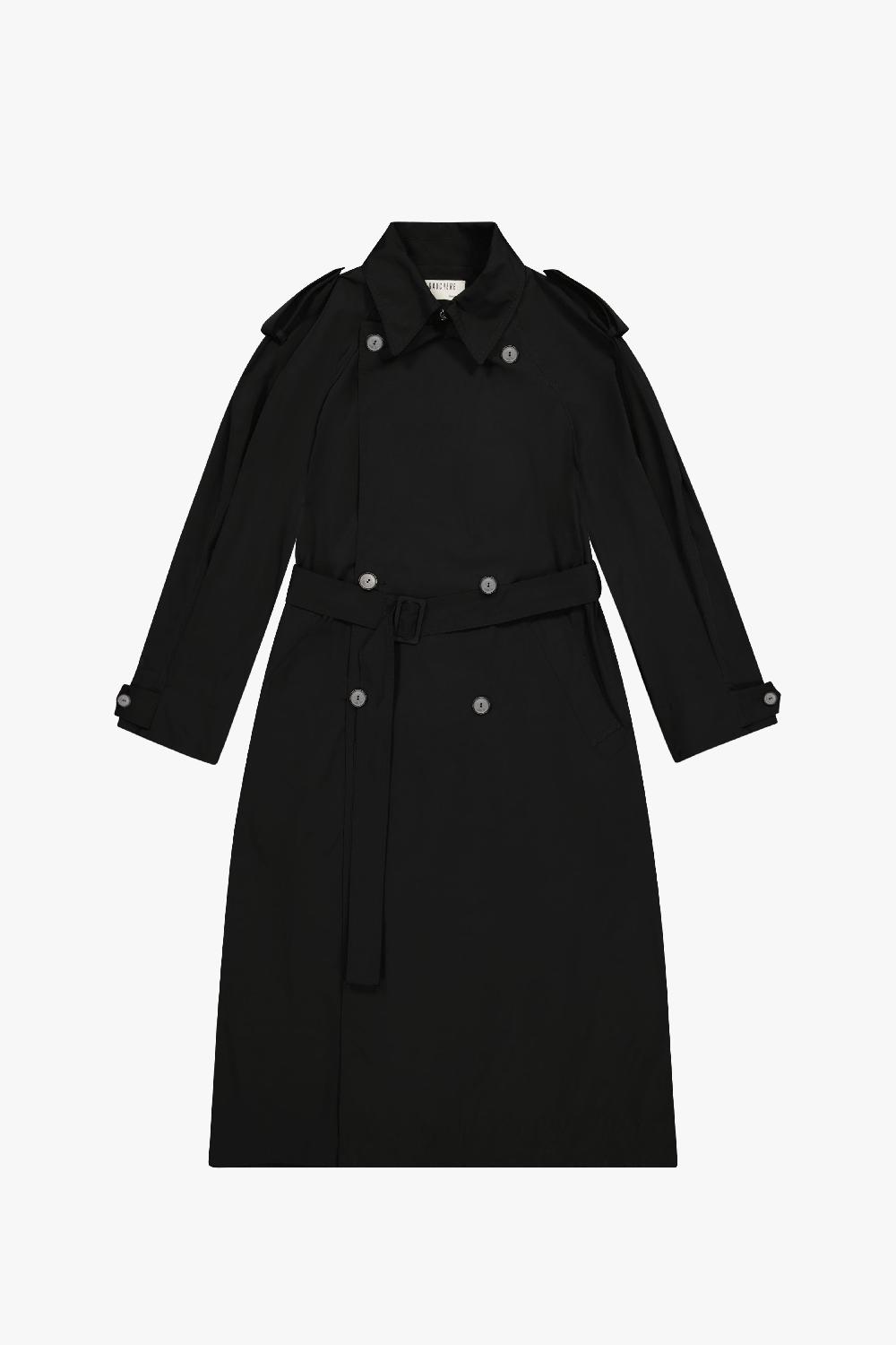 gauchère Trench-coat Nylon À Double Boutonnage
