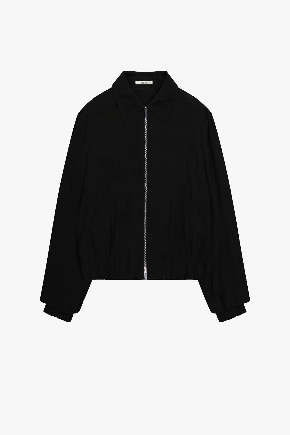 gauchère Veste Bombers En Viscose Froissée