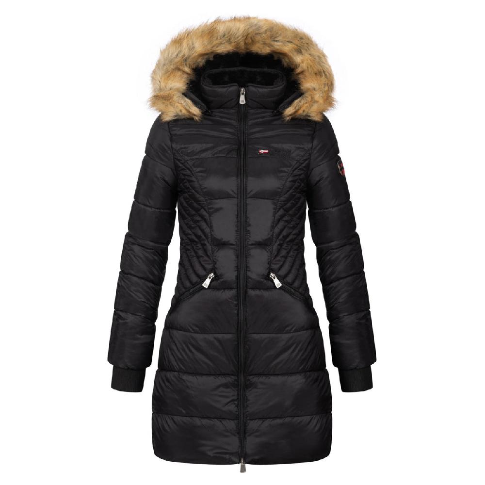Geographical Norway Geographical Norway Abeille Femme - Parka Chaude à Capuche Noir