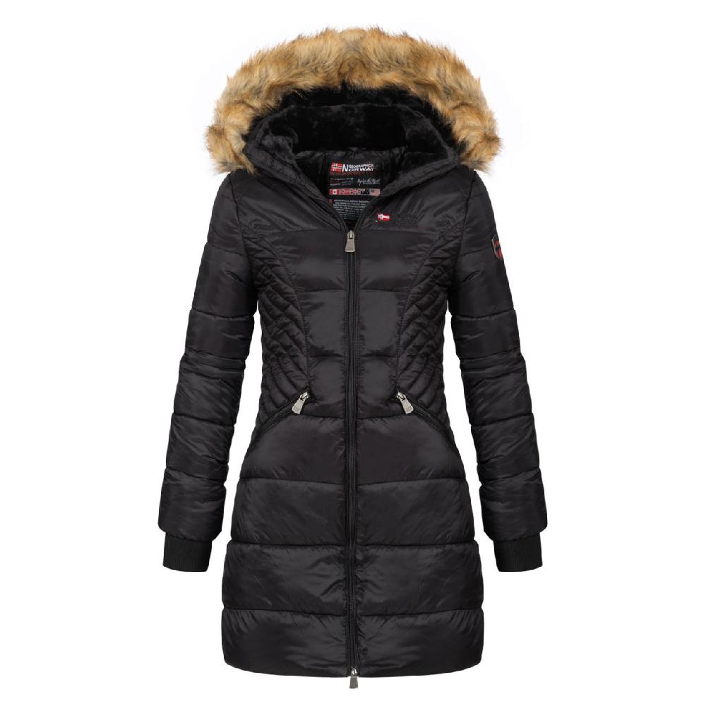 geographical norway Geographical Norway Abeille Femme - Parka chaude à capuche Noir
