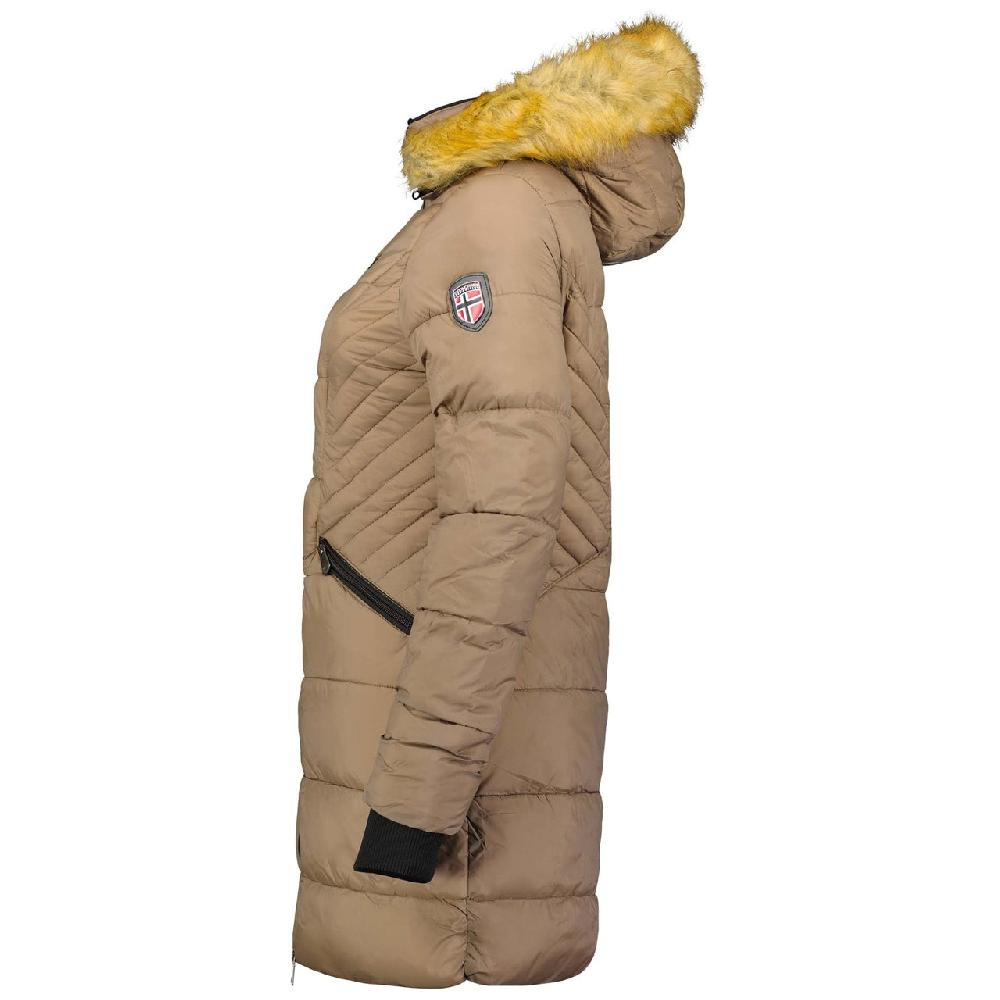 Geographical Norway Geographical Norway Abeille Femme - Parka Chaude à Capuche Taupe